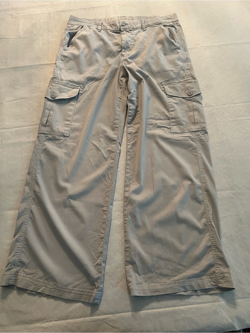 American Eagle Outfitters Women’s Cargo Pants in Light Beige